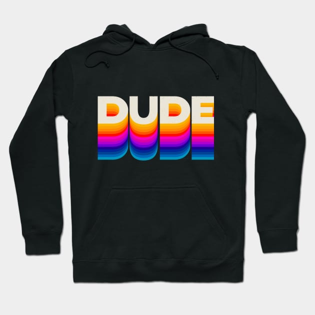 4 Letter Words - DUDE Hoodie by DanielLiamGill